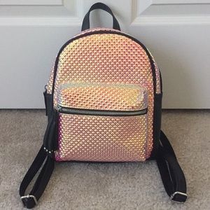 Iridescent Mini Backpack